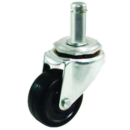 Stem Caster, Load Rating 90 lb., 2-9/16" H