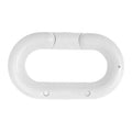 Chain Link, White, 1-1/2" Size, Plastic
