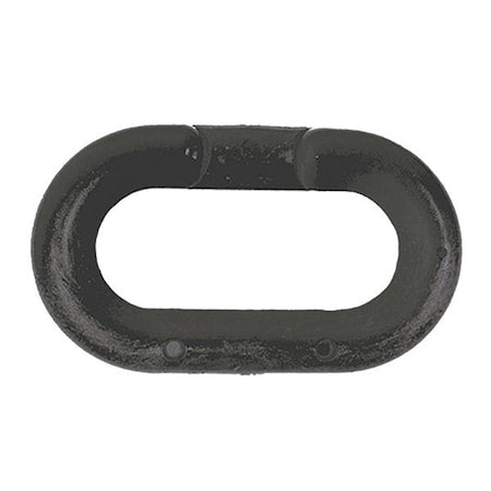 Chain Link, Black, 1-1/2" Size, Plastic, PK10