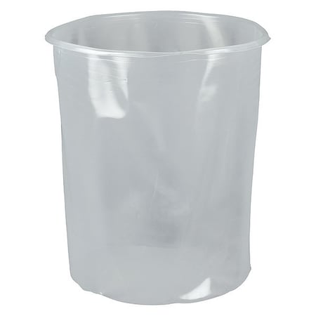 Pail Liner, Natural, 5 gal, LDPE, PK100