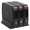Cutlery Dispenser Stand, 10-1/2"H, Blk, PK3