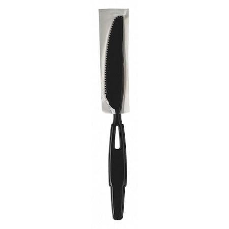 Disposable Dispenser Cutlery, Black, PK24