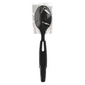 Disposable Dispenser Cutlery, Black, PK24