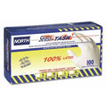 Sensi-Task, Disposable Gloves, 5 mil Palm, Natural Rubber Latex, Powder-Free, S, 100 PK, White