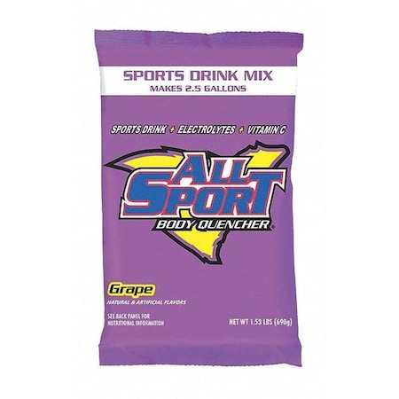 Sports Drink Mix, Grape Flavor