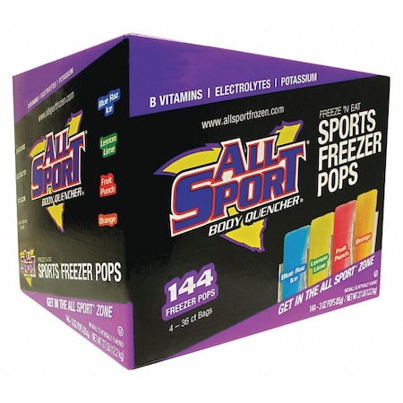 Electrolyte Freezer Pop, Regular, PK144