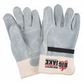 Leather Gloves, Cut Level A2 , Uncoated , S 12 PK