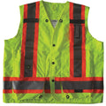 Safety Vest, Yellow/Green, XL, Snap