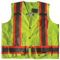 Safety Vest, Yellow/Green, 2XL, Snap