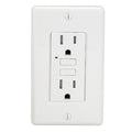 GFCI Receptacle, 15 A, 125V AC, White