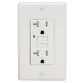 GFCI Receptacle, 20 A, 125V AC, White