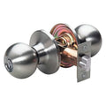 Knob Lockset, Ball Style, Satin Nickel