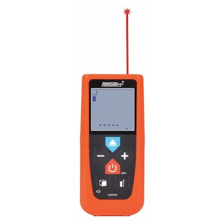 Laser Distance Meter, Indoor, 196 ft.