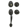 Knob Lockset, Biscuit Style, Aged Bronze