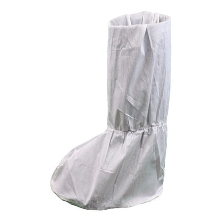 Disposable Boot Covers, Polypropylene, White, Slip Resistant Sole: No , L