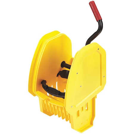 10 to 32 oz WaveBrake Down Press Mop Wringer, Yellow, Plastic