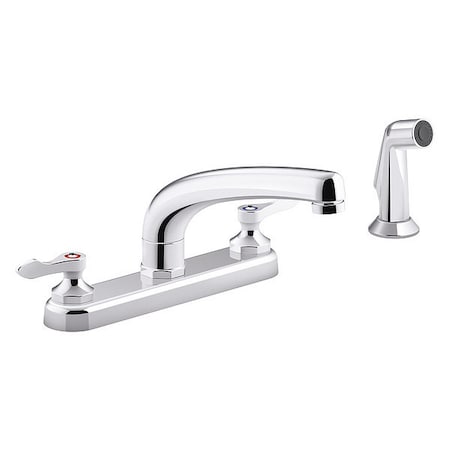 Manual, 8" Mount, Kitchen Faucet