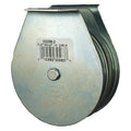 Pulley Block, Wire Rope, 1/4 in Max Cable Size, 800 lb Max Load, Zinc Plated