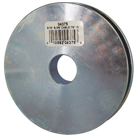 Sheave, Wire Rope, 5/16 in Max Cable Size, 1, 700 lb Max Load, Zinc Plated