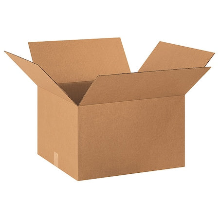 20 in x 18 in x 12 in Shipping Box, Kraft, Corrugate, Single Wall, 32 ECT