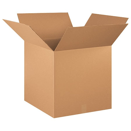 20 in x 20 in x 20 in Shipping Box, Kraft, Corrugate, Single Wall, 32 ECT