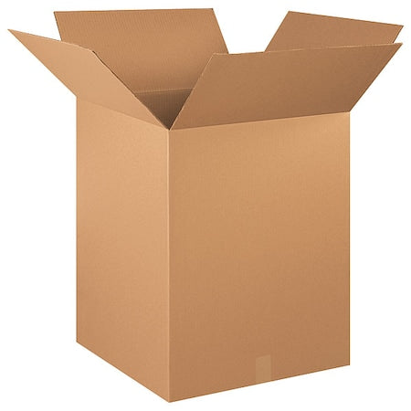 20 in x 20 in x 26 in Shipping Box, Kraft, Corrugate, Single Wall, 32 ECT