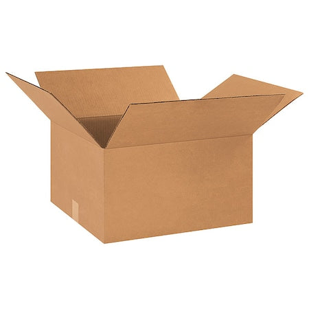 18 in x 16 in x 10 in Shipping Box, Kraft, Corrugate, Single Wall, 32 ECT