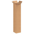 8 in x 8 in x 40 in Shipping Box, Kraft, Corrugate, Single Wall, 32 ECT