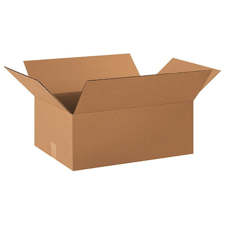 20 in x 14 in x 8 in Shipping Box, Kraft, Corrugate, Single Wall, 32 ECT