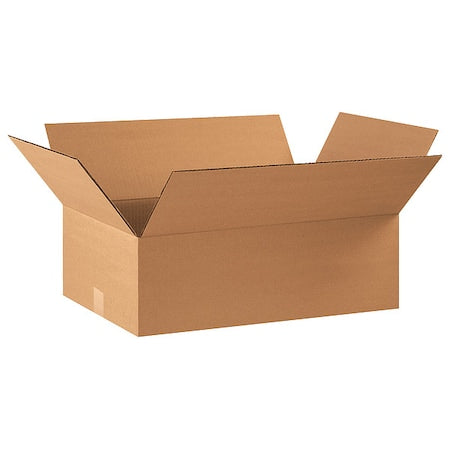 22 in x 14 in x 8 in Shipping Box, Kraft, Corrugate, Single Wall, 32 ECT