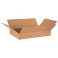 29 in x 17 in x 5 in Shipping Box, Kraft, Corrugate, Single Wall, 32 ECT