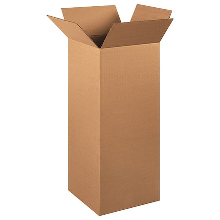 12 in x 12 in x 30 in Shipping Box, Kraft, Corrugate, Single Wall, 32 ECT