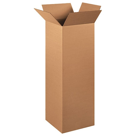 12 in x 12 in x 36 in Shipping Box, Kraft, Corrugate, Single Wall, 32 ECT