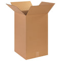 14 in x 14 in x 24 in Shipping Box, Kraft, Corrugate, Single Wall, 32 ECT