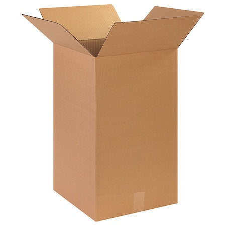 14 in x 14 in x 24 in Shipping Box, Kraft, Corrugate, Single Wall, 32 ECT