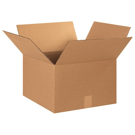 15 in x 15 in x 10 in Shipping Box, Kraft, Corrugate, Single Wall, 32 ECT