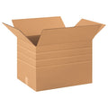 20 in x 12 in x 12 in Multi-Depth Box, Kraft, Corrugate, Single Wall, 32 ECT