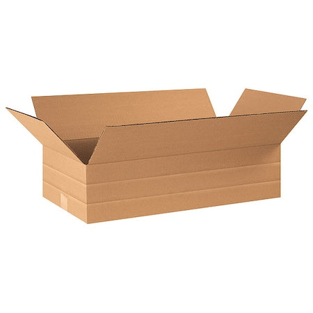24 in x 12 in x 6 in Shipping Box, Kraft, Corrugate, Single Wall, 32 ECT