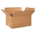 24 in x 18 in x 12 in Multi-Depth Box, Kraft, Corrugate, Single Wall, 32 ECT