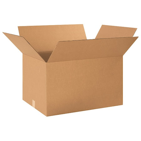 24 in x 18 in x 14 in Shipping Box, Kraft, Corrugate, Single Wall, 32 ECT