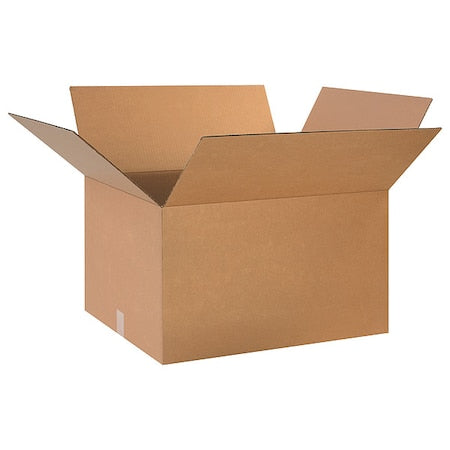24 in x 20 in x 14 in Shipping Box, Kraft, Corrugate, Single Wall, 32 ECT