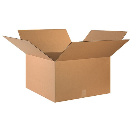 24 in x 24 in x 14 in Shipping Box, Kraft, Corrugate, Single Wall, 32 ECT