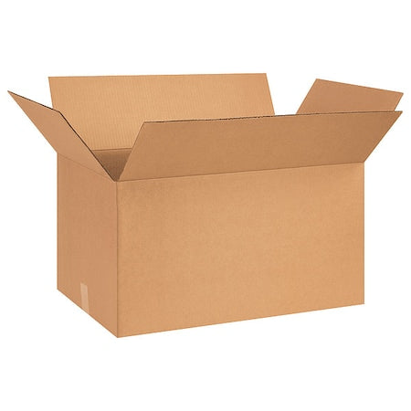 26 in x 16 in x 14 in Shipping Box, Kraft, Corrugate, Single Wall, 32 ECT