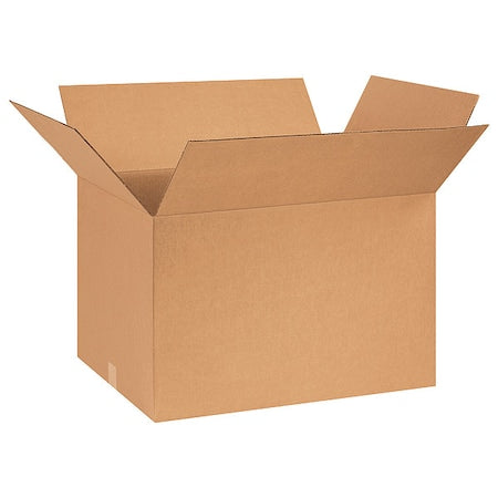 26 in x 18 in x 16 in Shipping Box, Kraft, Corrugate, Single Wall, 32 ECT