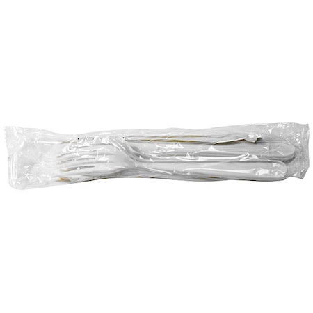 Disp Cutlery Set, White, Heavy, PK250
