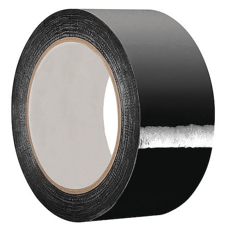 Duct Tape, Black, 60 yd L, 1-7/8 in W
