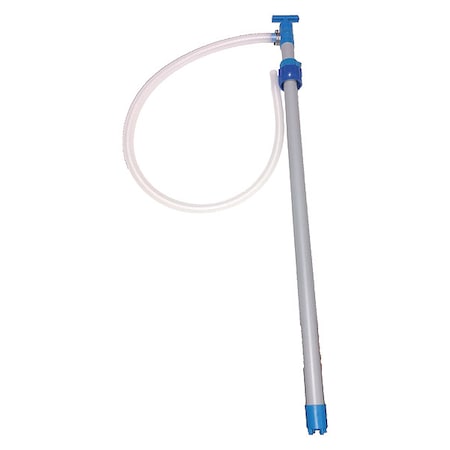 Hand Drum Pump,Piston,PVC,5 gpm,10 psi