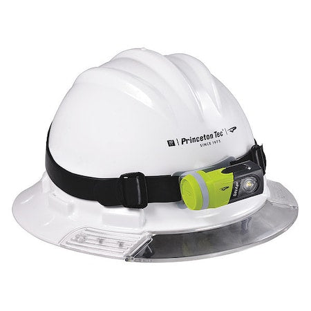Headlamp, 250 lm, Green/Black, Industrial