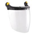 Face Shield Visor, Clear Visor, 9" Height, Click and Go Suspension, Anti-Fog ; Anti-Scratch Lens
