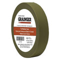 Masking Tape, 3/4 in W x 60 yd L, 6.3 mil Thick, Tan, Rubber Adhesive